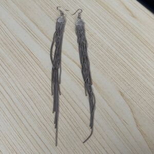 Silver Tassel Earrings